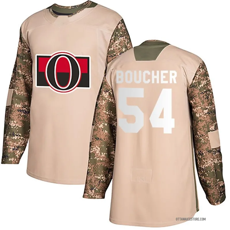 Camo Men's Tyler Boucher Ottawa Senators Authentic Veterans Day Practice Jersey