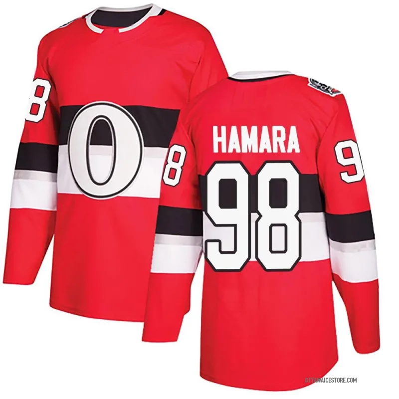 Red Men's Tomas Hamara Ottawa Senators Authentic 2017 100 Classic Jersey