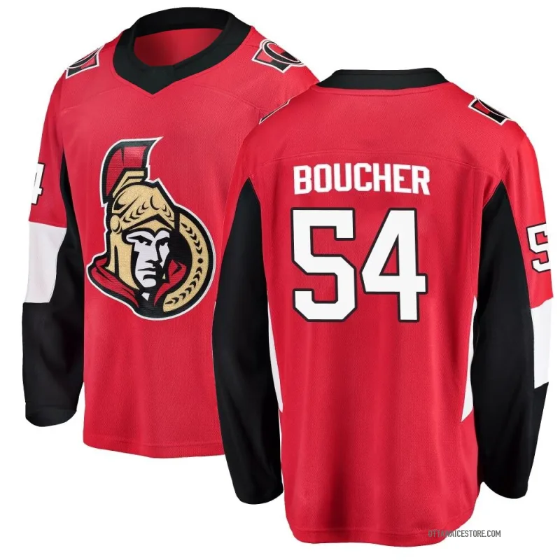 Red Youth Tyler Boucher Ottawa Senators Breakaway Home Jersey