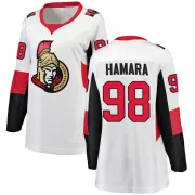 White Women's Tomas Hamara Ottawa Senators Breakaway Away Jersey