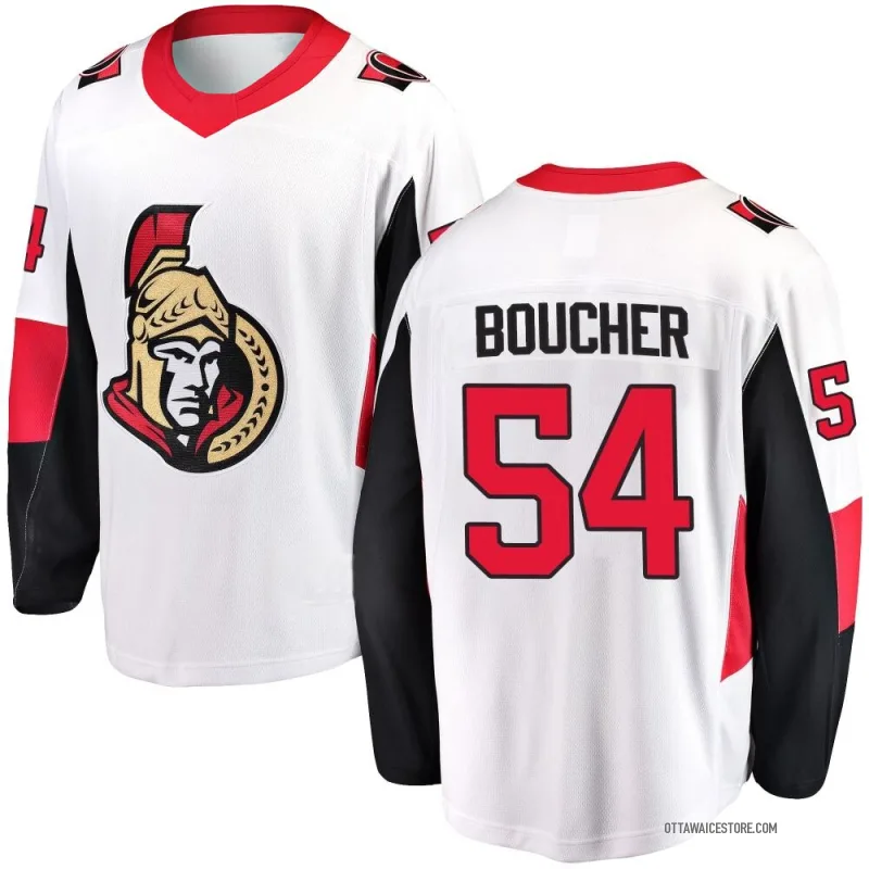 White Youth Tyler Boucher Ottawa Senators Breakaway Away Jersey